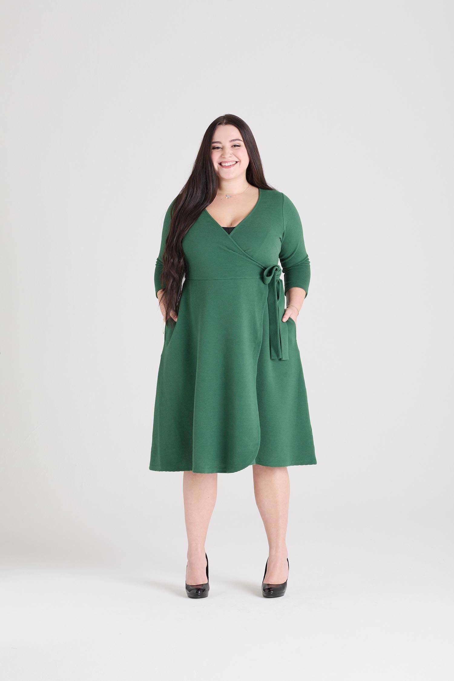Ottoman Wrap Around Dress - Petit Pois